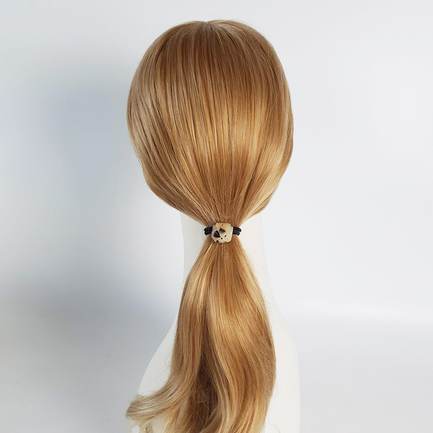 Tulip Hair Tie 0.8 in – Tortoise Shell Marble & Solid, French-style