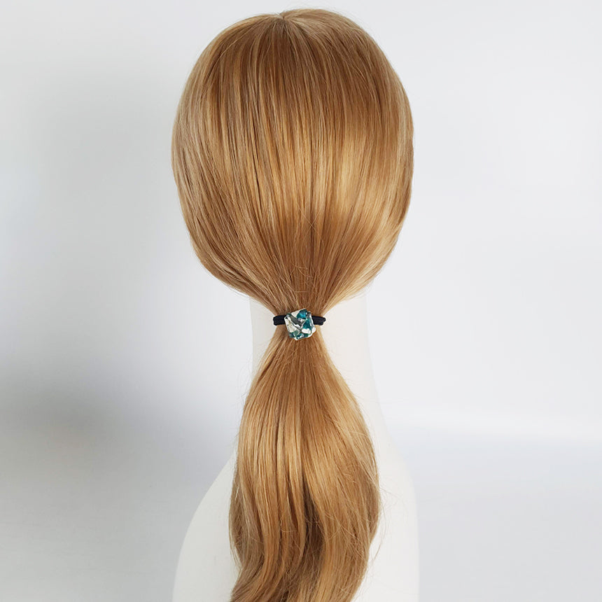 Tulip Hair Tie 0.8 in – Tortoise Shell Marble & Solid, French-style