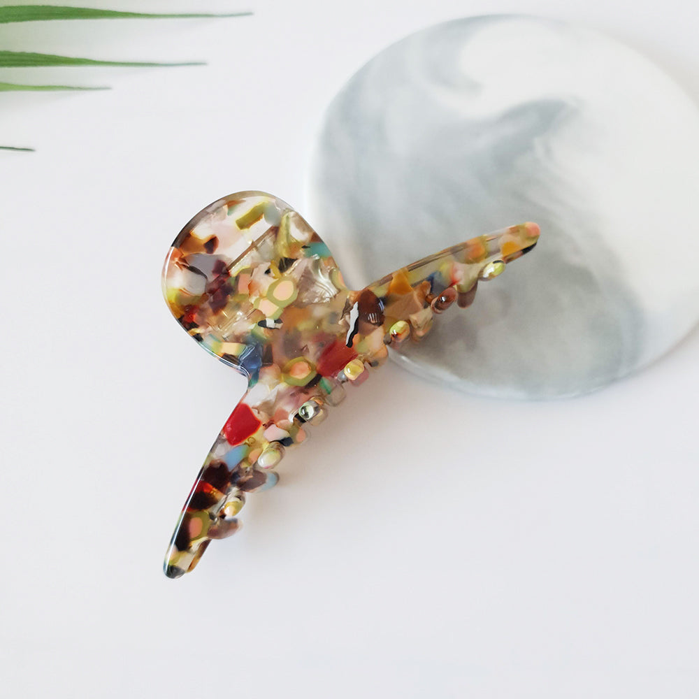Elle Ribbon Medium Hair Claw Clip – 11 Art Yellow