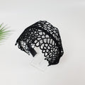 Garden Lace Wide Headband 3.9 in wide – 1 Black