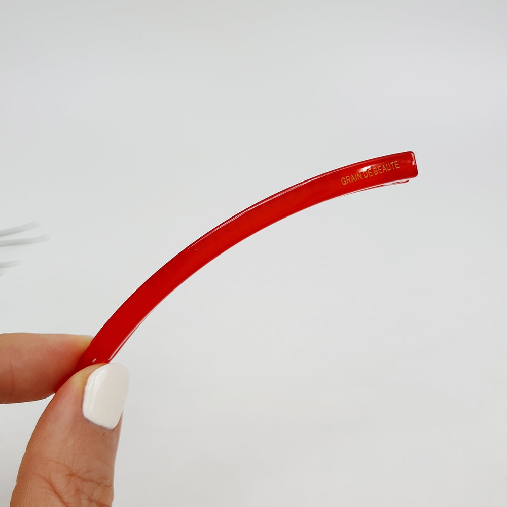 Slim Comb Small Banana Clip 3.1 in – 1 Red