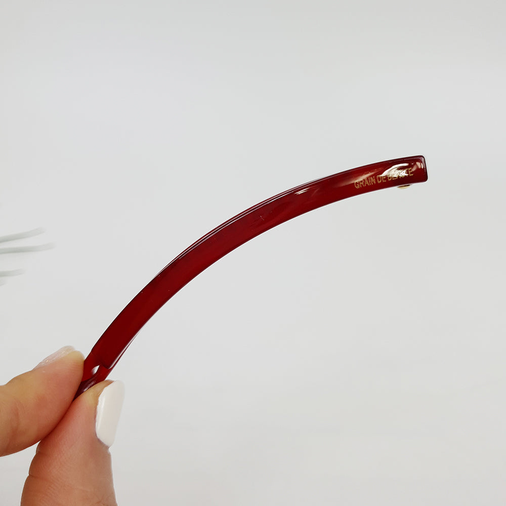 Slim Comb Small Banana Clip 3.1 in – 9 Wine