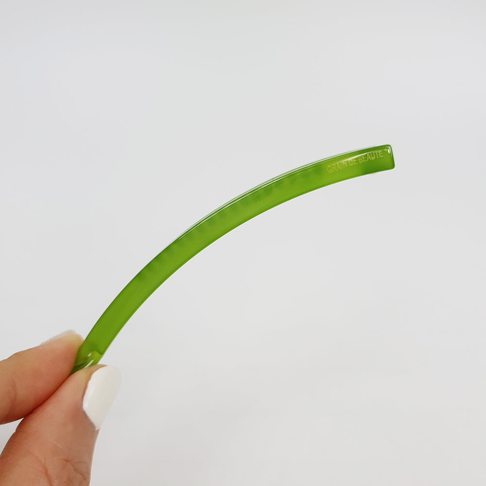 Slim Comb Small Banana Clip 3.1 in – 15 Olive Green