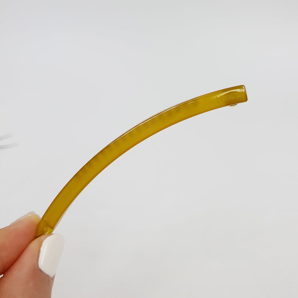 Slim Comb Small Banana Clip 3.1 in – 16 Mustard