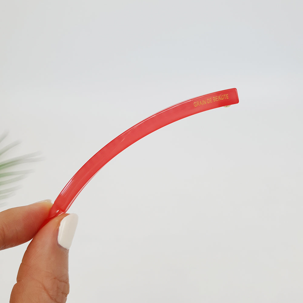 Slim Comb Small Banana Clip 3.1 in – 2 Pink