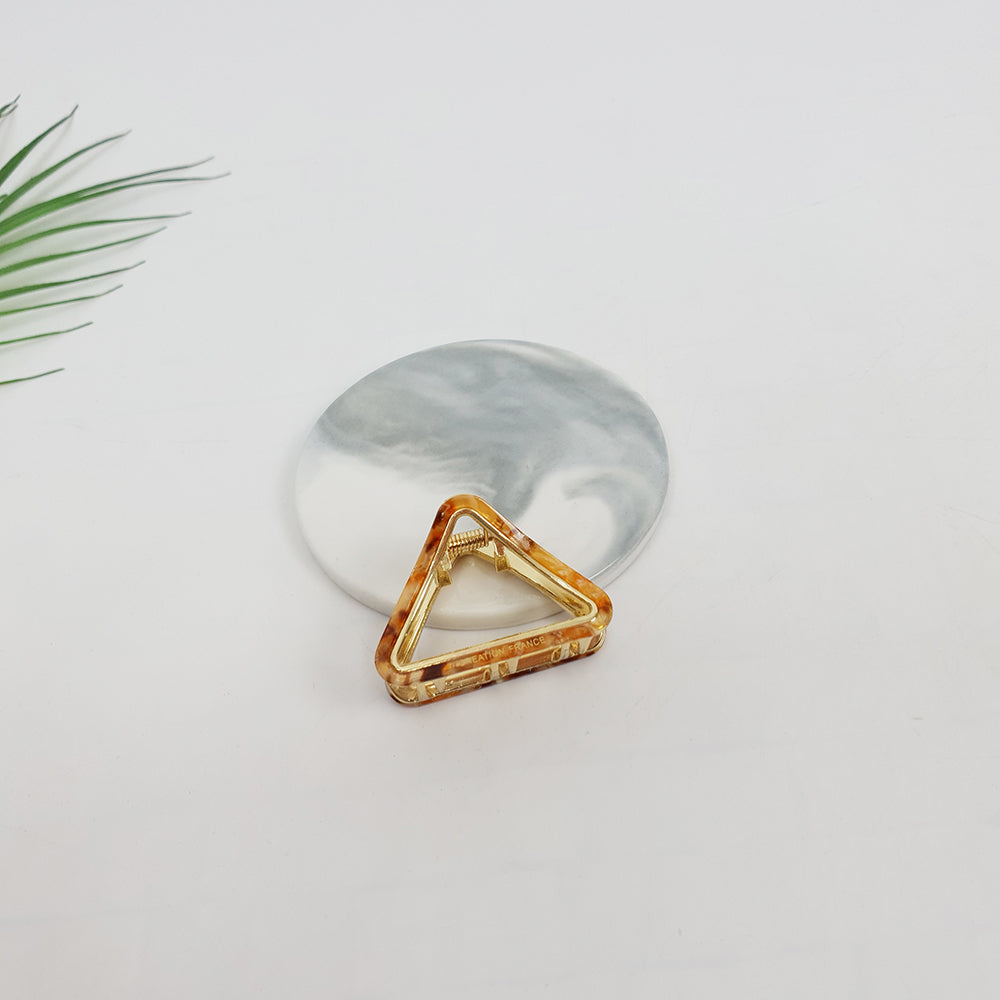 Triangle Mini Hair Claw Clip 2.0 in – 19 Art Caramel