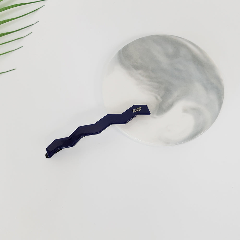 Zigzag Long Bobby Pin 3.3 in – 4 Navy