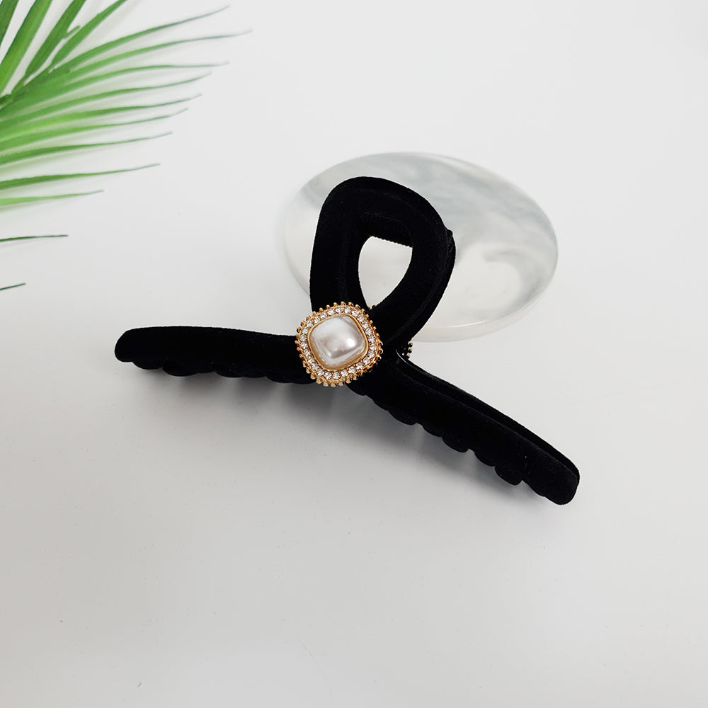 Twist Jumbo Hair Claw Clip 5.1 in – 5 Diamond Pearl