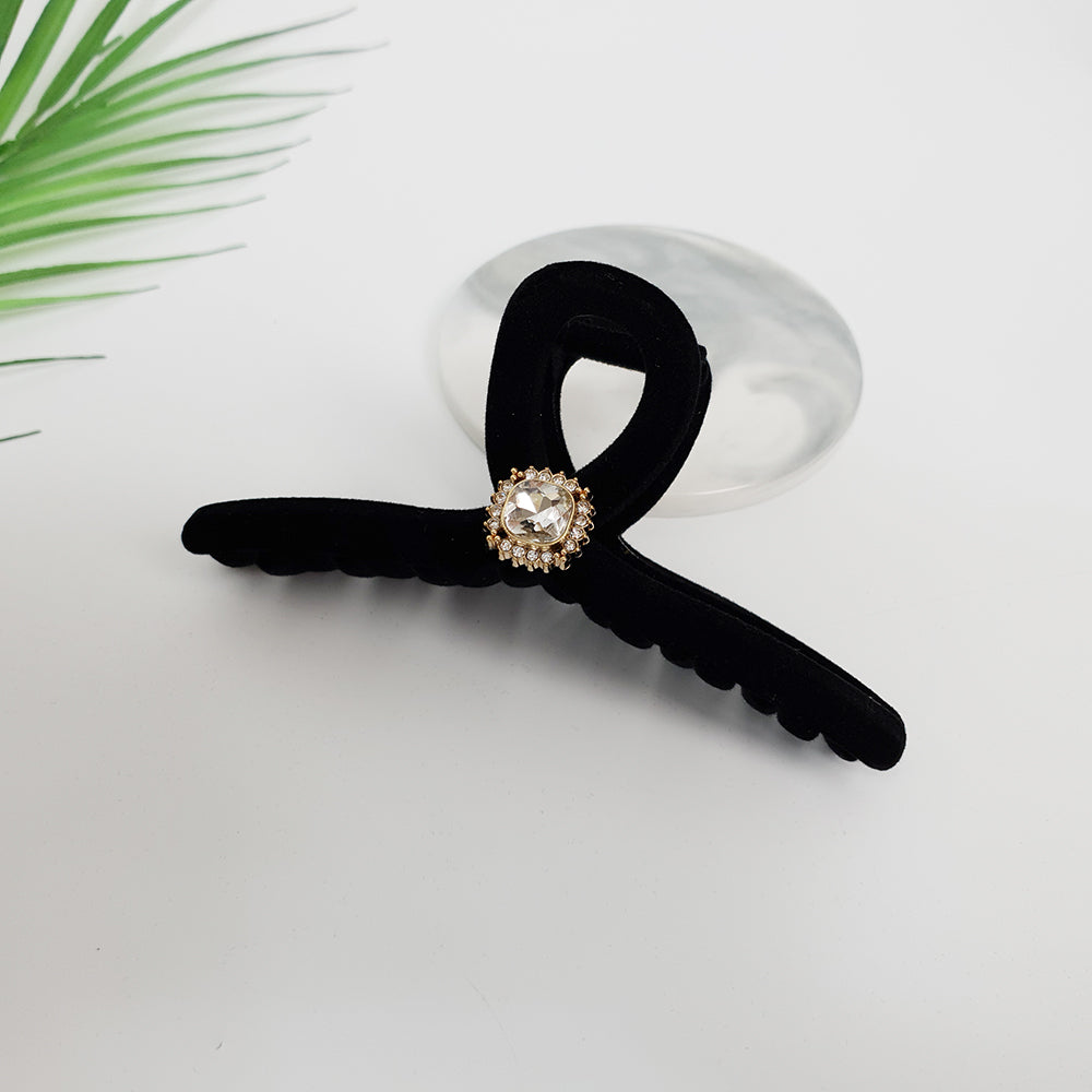 Twist Jumbo Hair Claw Clip 5.1 in – 4 Sparkling Pearl