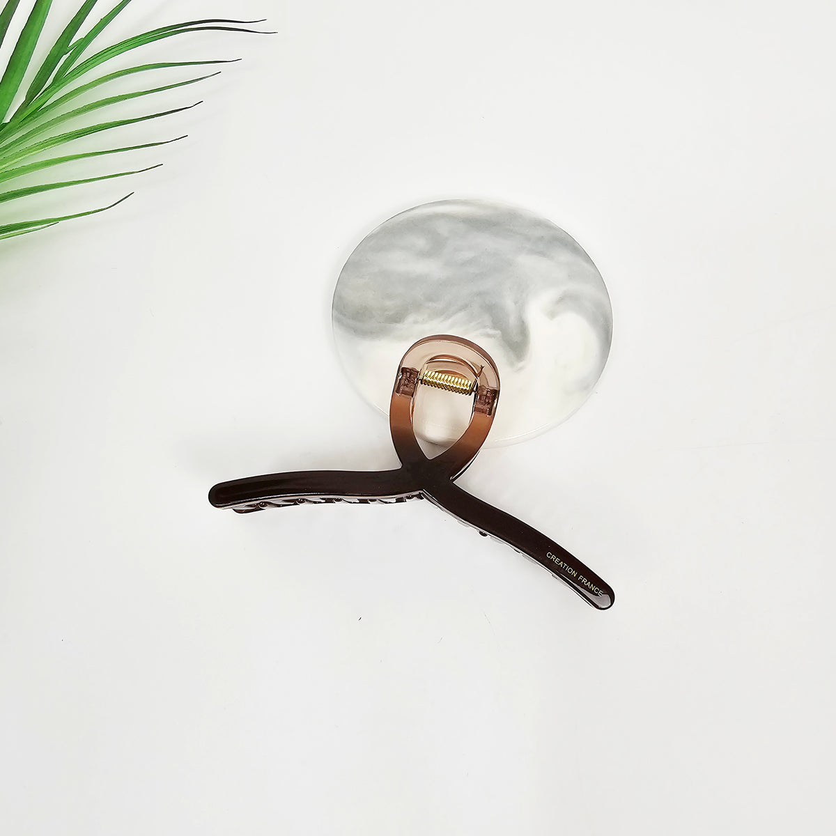 5 Chic Brown – Slender Twist Hair Claw Clip 4.5 in