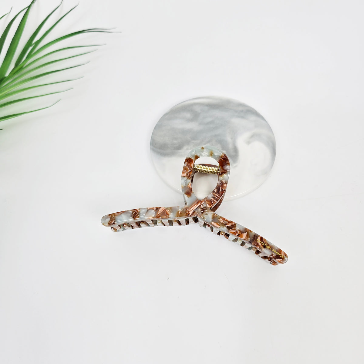 4 Sugar Mint – Slender Twist Hair Claw Clip 4.5 in