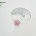 Flower Extra Mini Hair Claw Clip 1.0 in – 1 Pure Pink Lavender