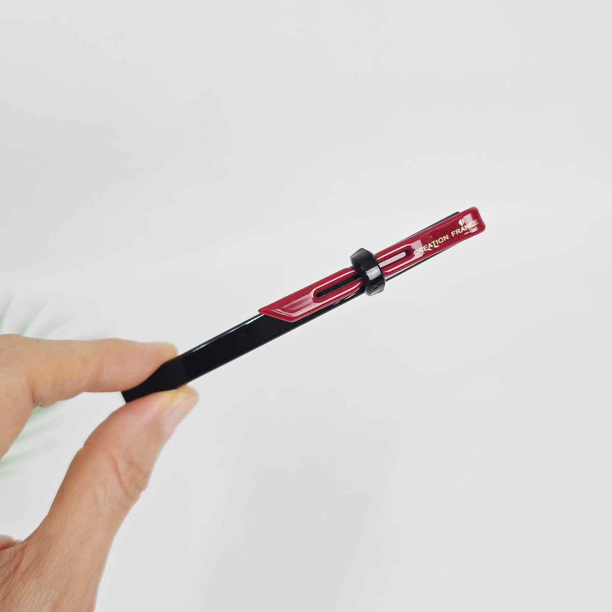 Assorted Shape Hair Barrette 4.3 in – 10 Black Long Ribbon 4.3 in