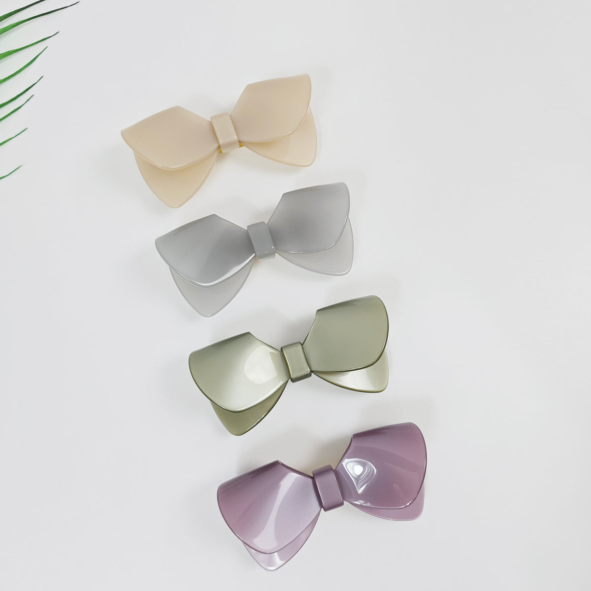 Laurence Sailor Ribbon Hair Barrette 3.7 in – Pastel, French Pin