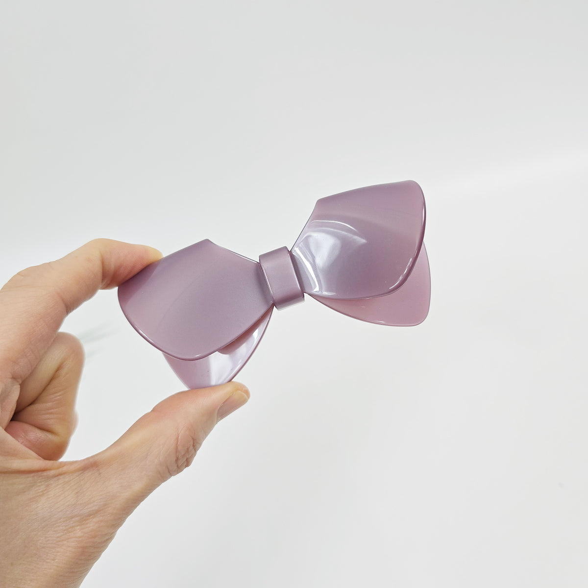 Laurence Sailor Ribbon Hair Barrette 3.7 in – 4 Lilac Purple