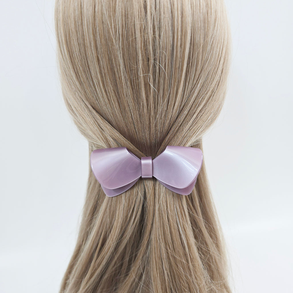 Laurence Sailor Ribbon Hair Barrette 3.7 in – Pastel, French Pin