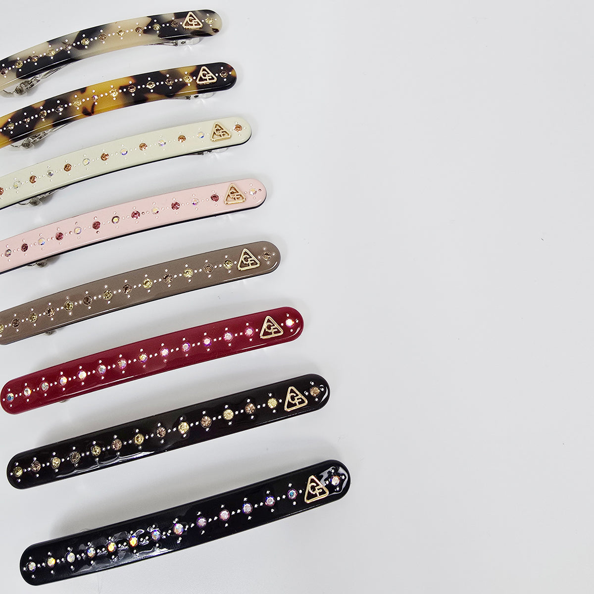Classic Cubic Slim Hair Barrette 3.5 in – Tortoise Shell, French Pin