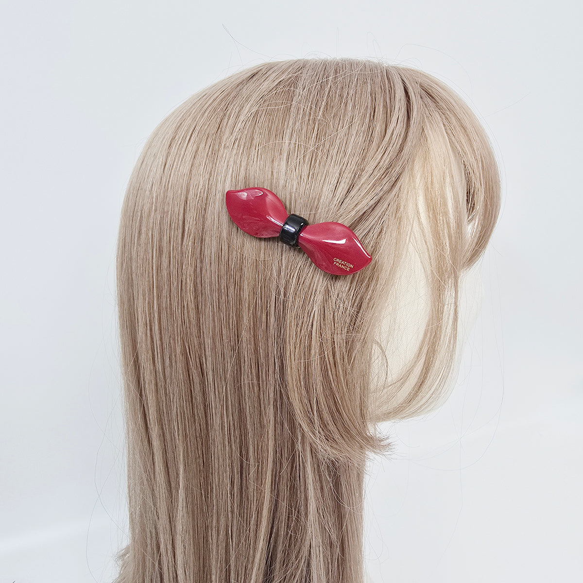 Romance Bow Small Alligator Hair Clip 2.7 in – Solid, French-style