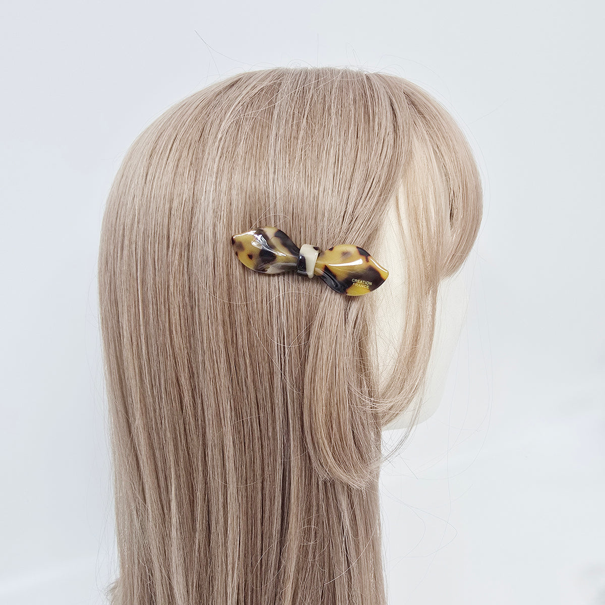 Romance Bow Small Alligator Hair Clip 2.7 in – Solid, French-style