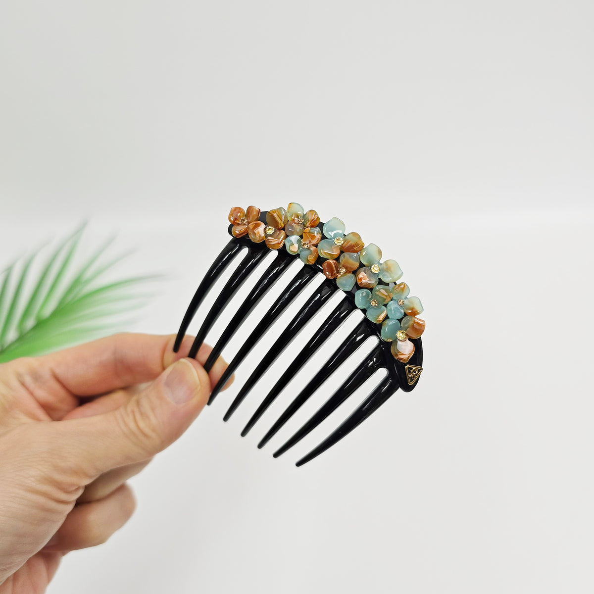 Midnight Bloom Hair Comb Pin – 3 Sugar Mint