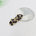 Cat Face Alligator Hair Clip 2.5 in – Tortoise Shell, Solid, French-style