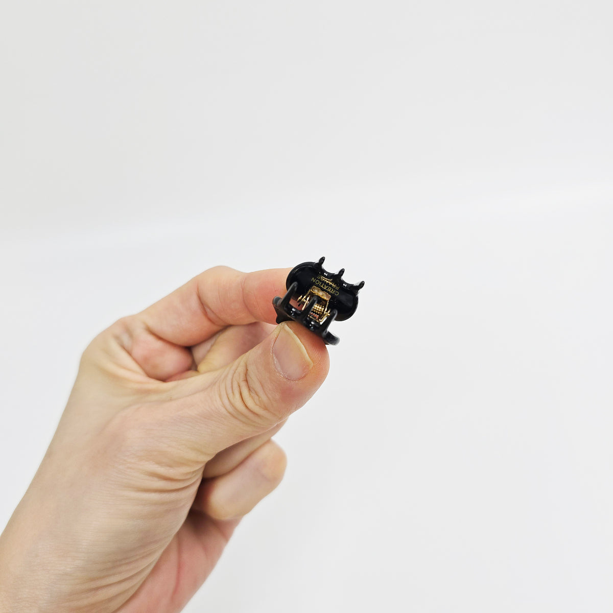 Cat Extra Mini Hair Claw Clips Set of 2 0.8 in – Tortoise Shell, Pastel