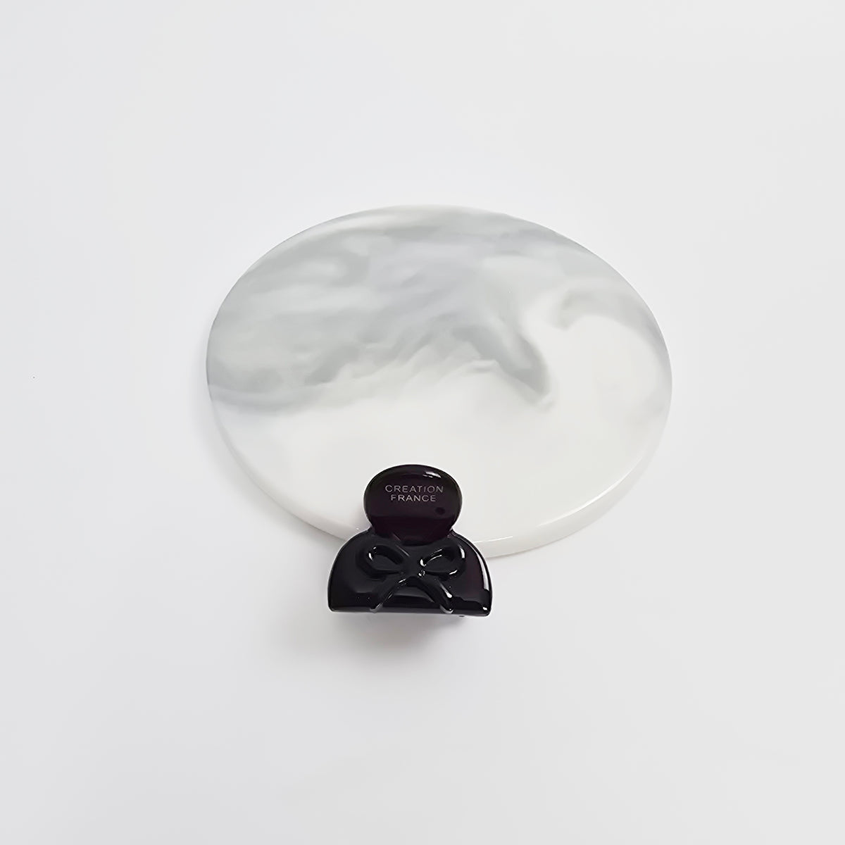 Bow Extra Mini Hair Claw Clip 1.0 in – Tortoise Shell, Clear, French-style