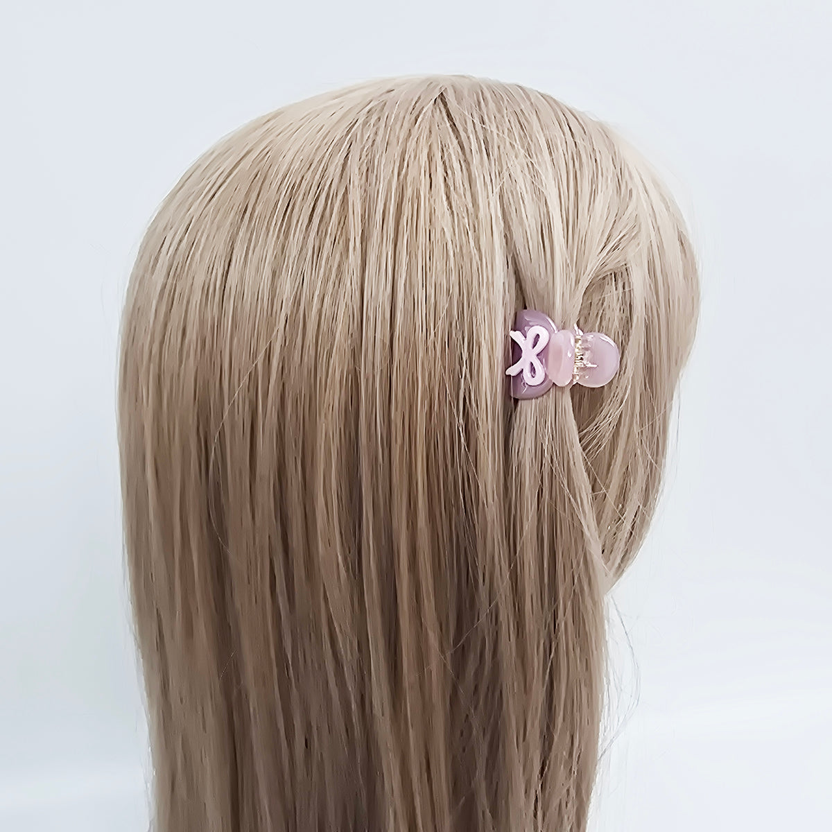 Bow Extra Mini Hair Claw Clip 1.0 in – Tortoise Shell, Clear, French-style