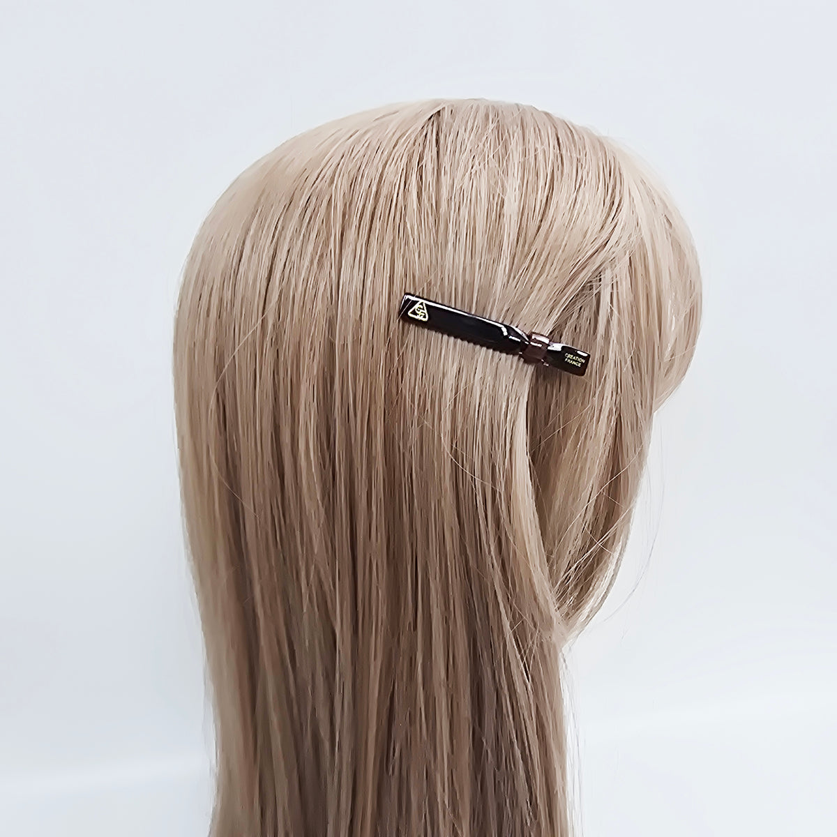 Slim Ring Alligator Hair Clip 2.4 in – Tortoise Shell, Solid, French-style