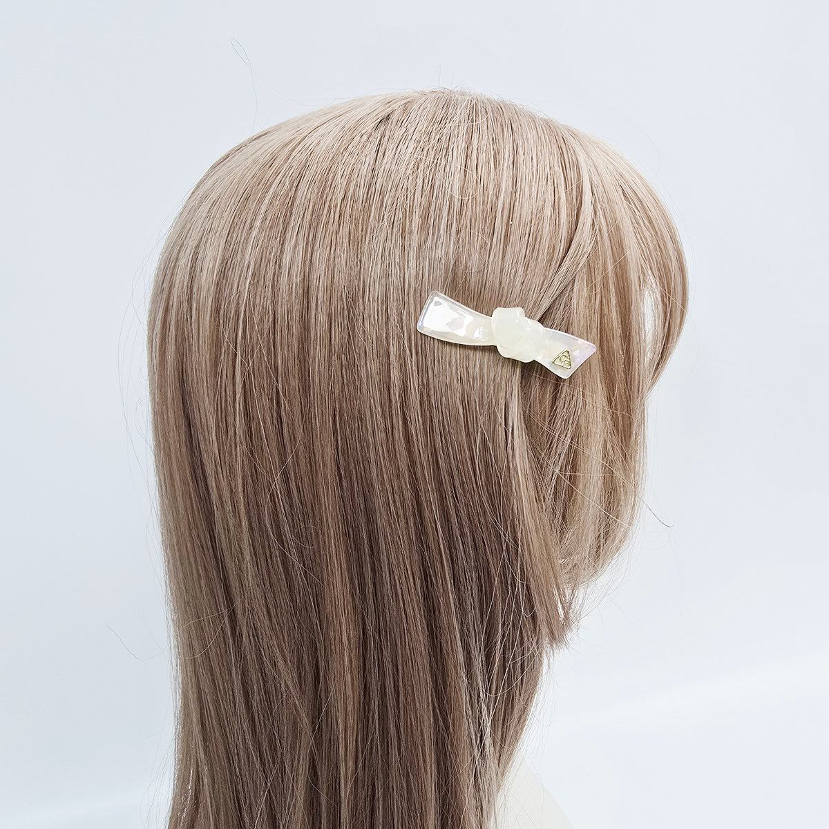 Triangle Knot Mini Alligator Hair Clip 2.4 in – Tortoise Shell, Aurora