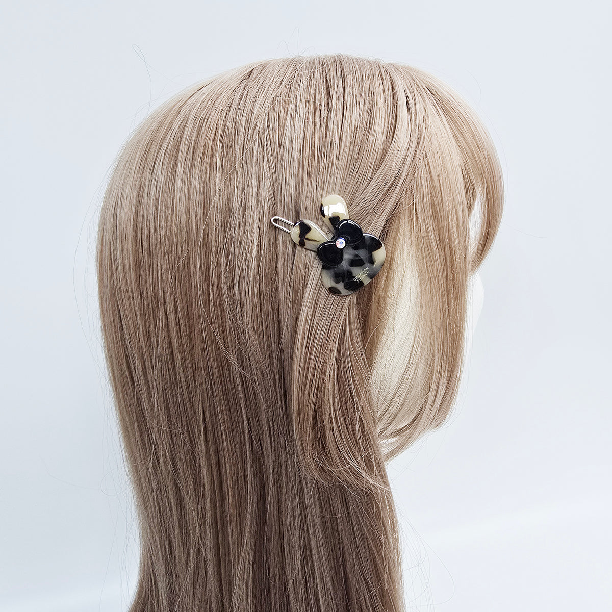 Cubic Bunny Mini Bobby Pin 1.6 in – Tortoise Shell, Aurora, French Pin