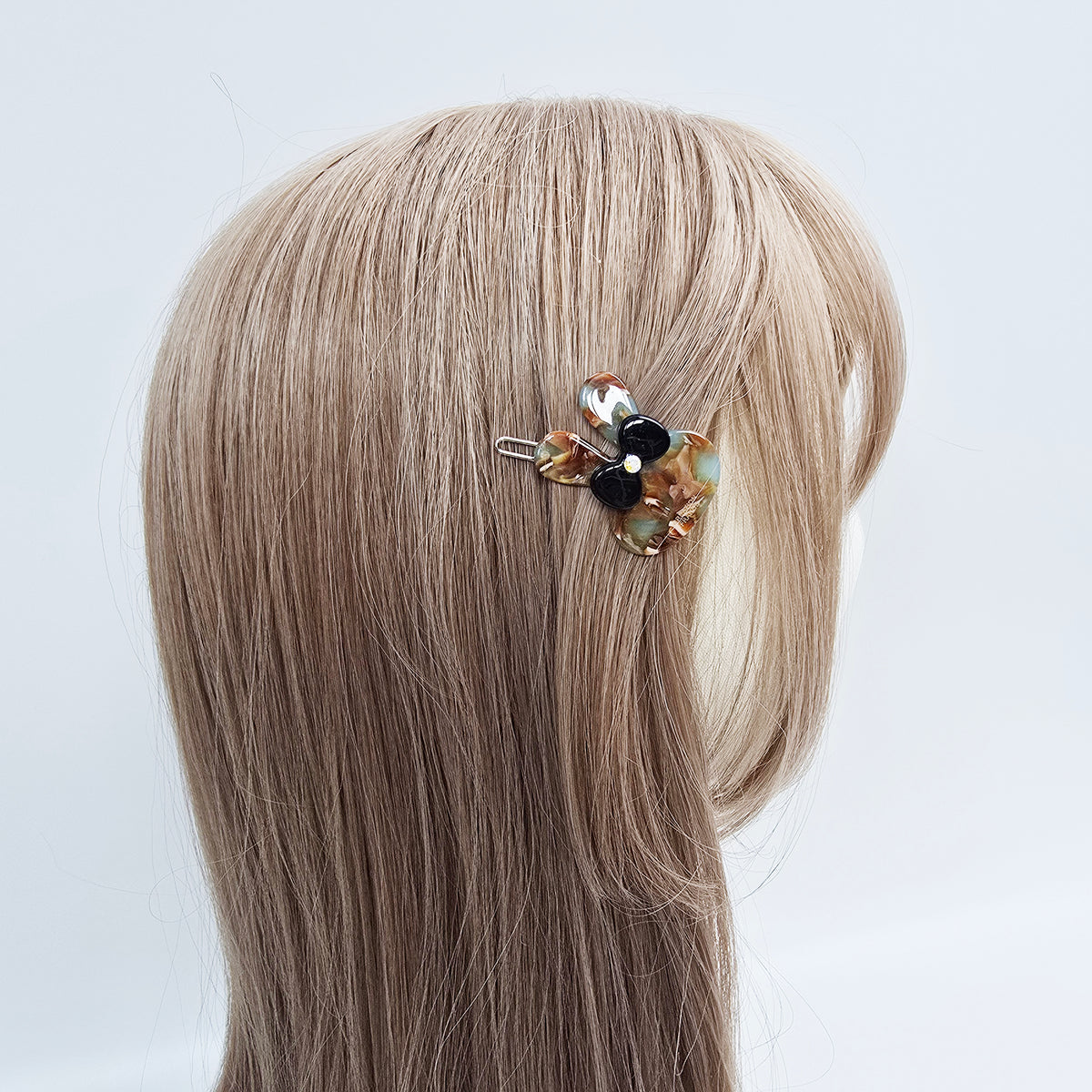 Cubic Bunny Mini Bobby Pin 1.6 in – Tortoise Shell, Aurora, French Pin