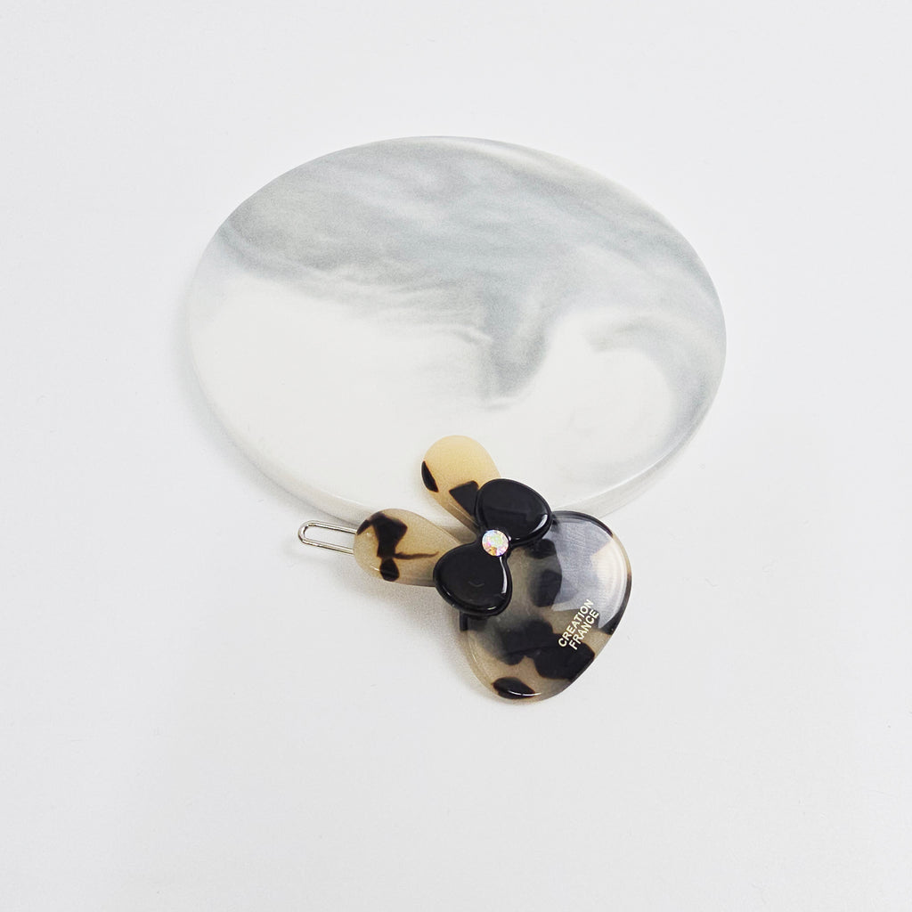 Cubic Bunny Mini Bobby Pin 1.6 in – Tortoise Shell, Aurora, French Pin