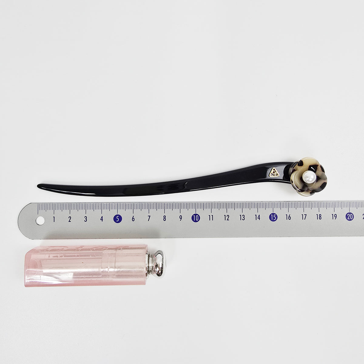 Pansy Pearl Hair Stick 7.1 in – Tortoise Shell, Pastel, French Pin