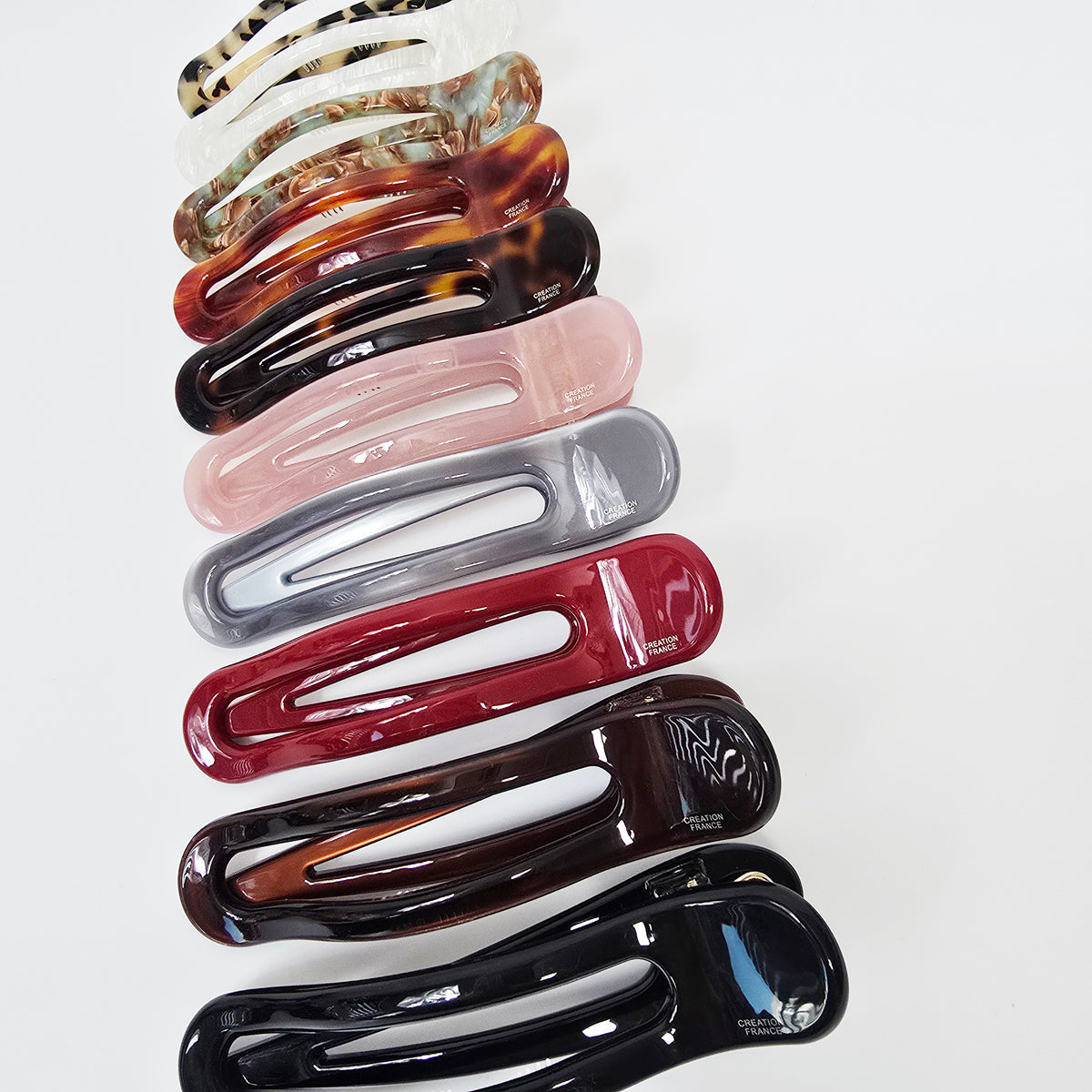 Open Frame Alligator Hair Clip 4.7 in – French-style, for Updos