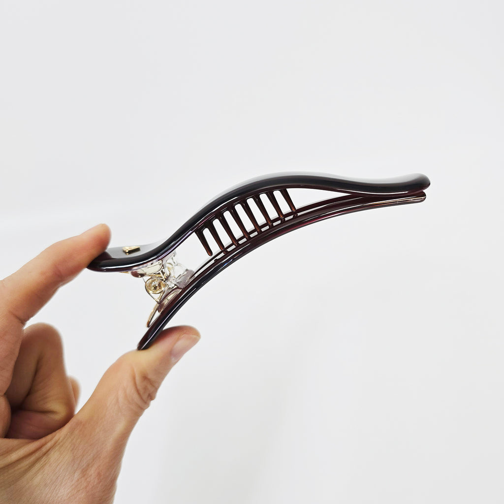Full Cover Large Alligator Hair Clip 4.7 in – Tortoise Shell, for Updos