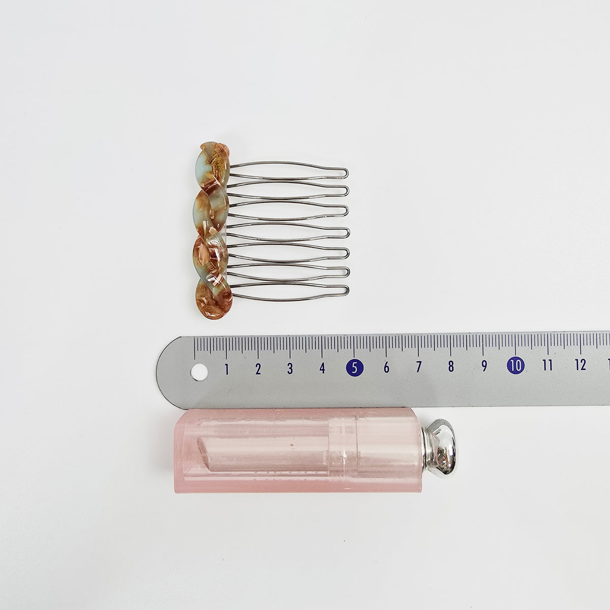 Twist Mini Hair Comb Pin 2.2 in – Marble Acetate, French Pin, New Colors