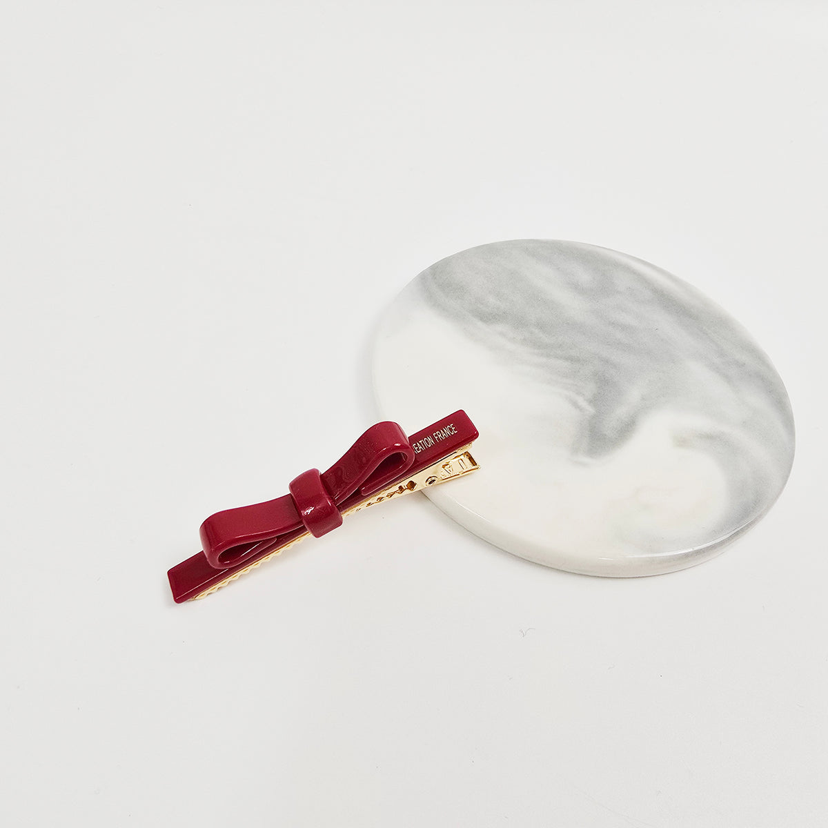 Long Bow Mini Alligator Hair Clip 2.4 in – Tortoise Shell, French-style