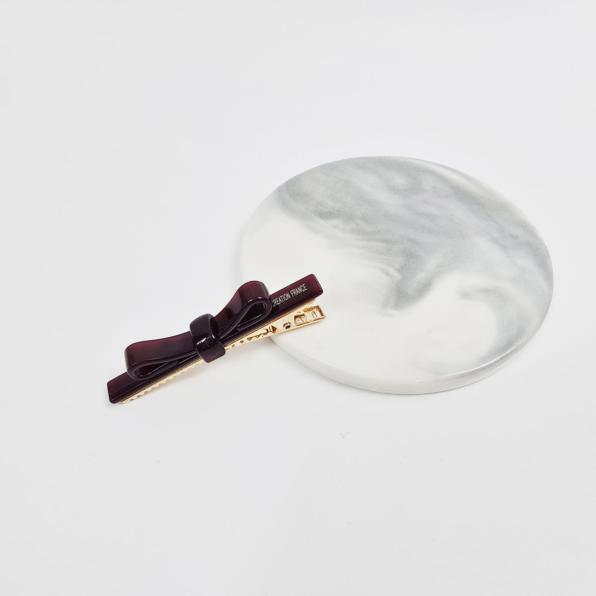 Long Bow Mini Alligator Hair Clip 2.4 in – Tortoise Shell, French-style