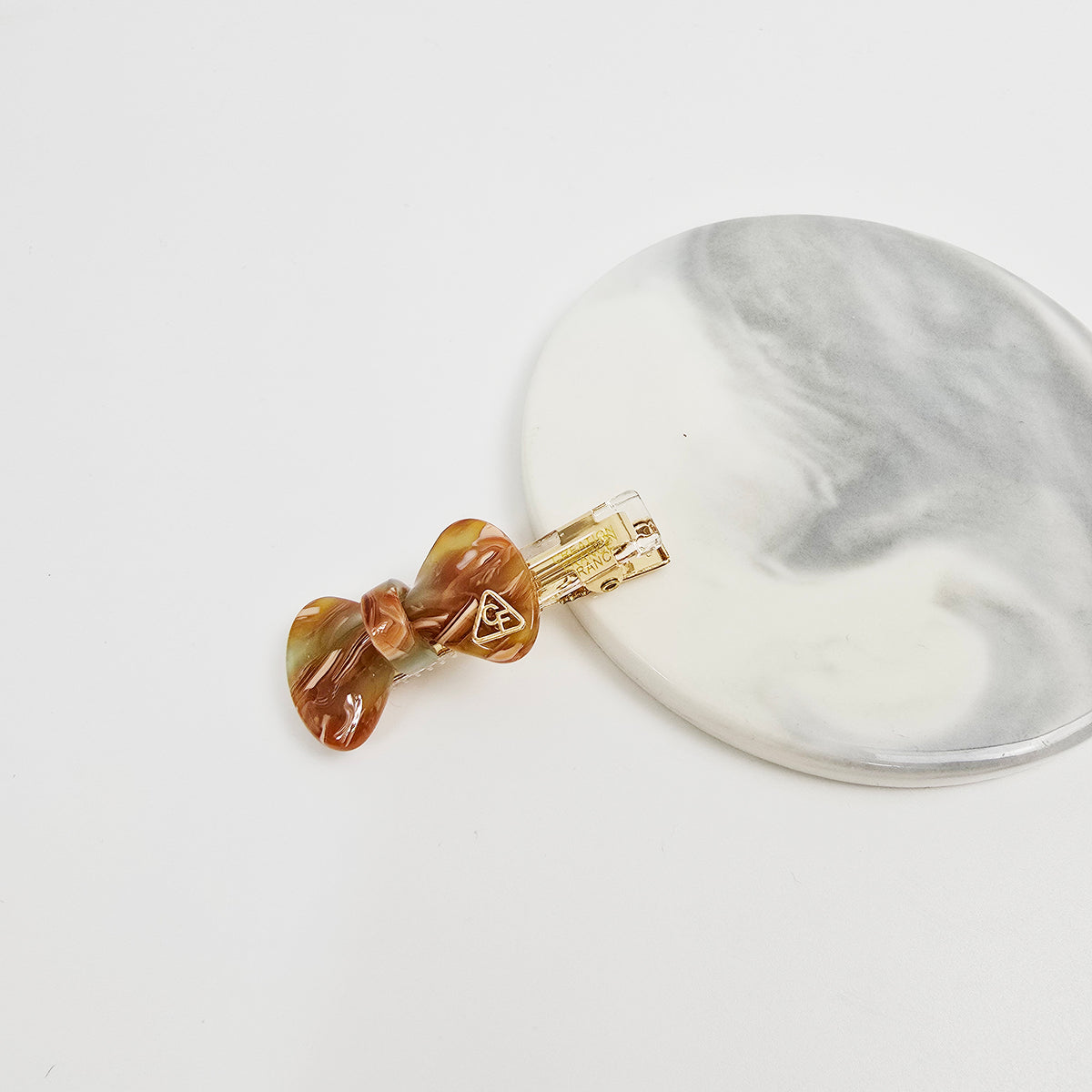 Bow Mini Alligator Hair Clip 2.0 in – Tortoise Shell, Clear, French-style