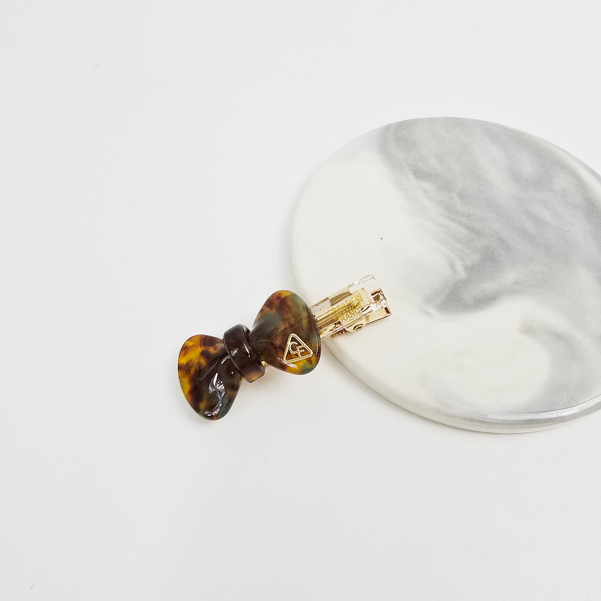 Bow Mini Alligator Hair Clip 2.0 in – Tortoise Shell, Clear, French-style