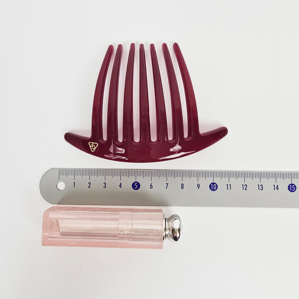 Arched Logo Long Leg Hair Comb Pin 4.3 in – Solid, French Pin, New Colors