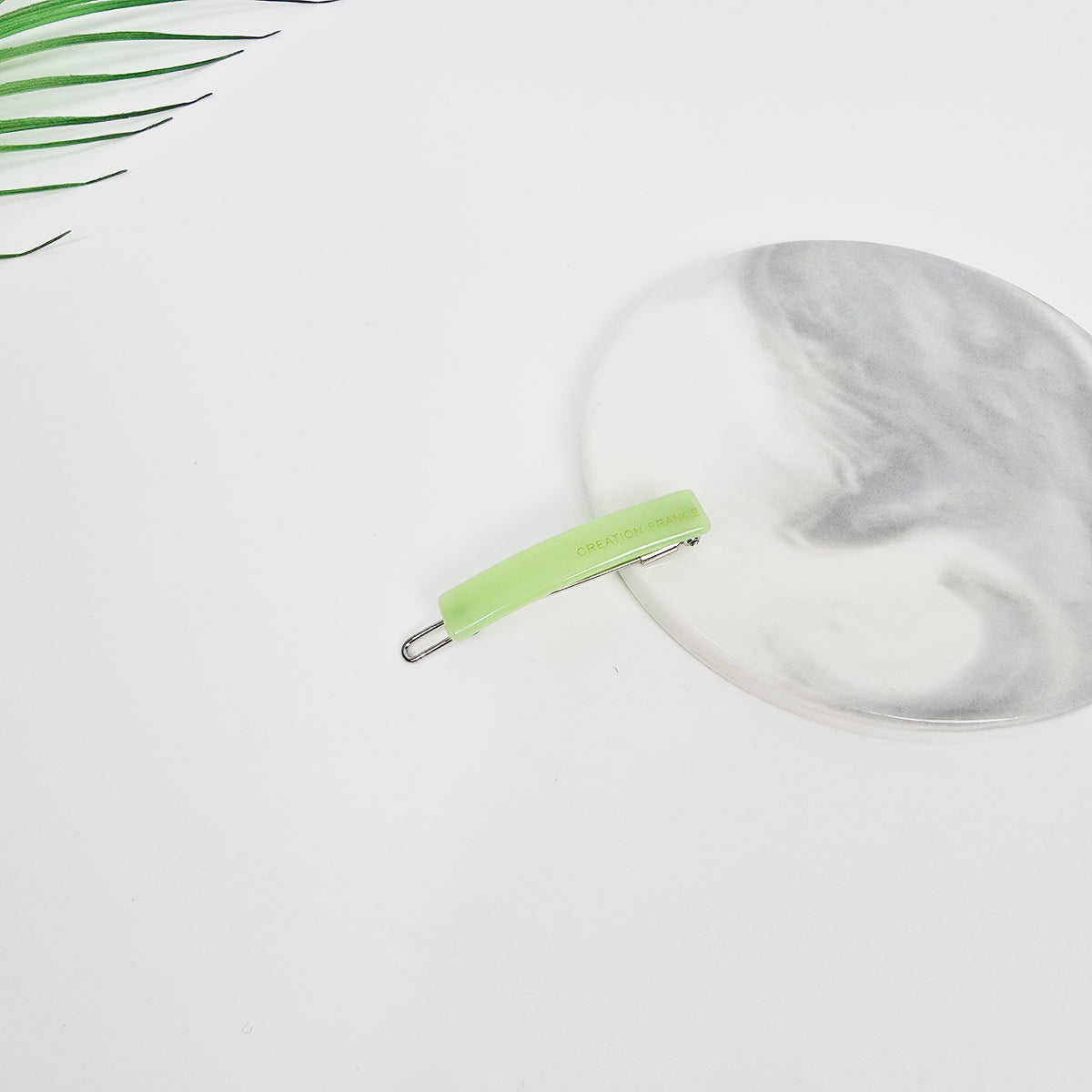 Slim Straight Mini Bobby Pin 1.6 in – 8 Lime Green