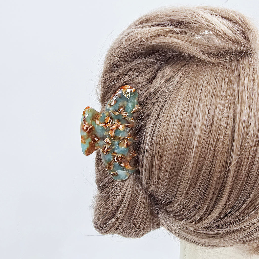 Half Moon Medium Hair Claw Clip 3.5 in – Tortoise Shell, French-style