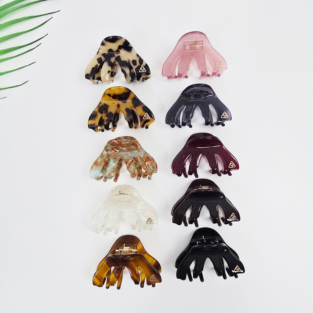 Essential Octopus Mini Hair Claw Clip 2.4 in – Tortoise Shell, French-style