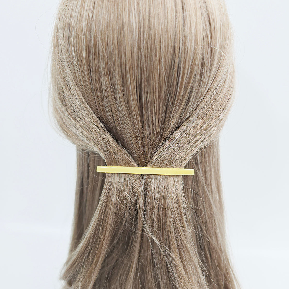 Slim Basic Hair Barrette 3.3 in – Solid & Marble, French Pin, New Colors