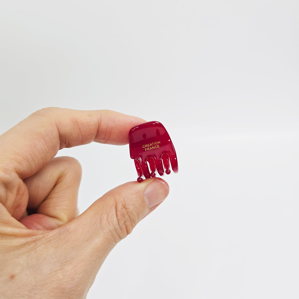 Square Extra Mini Hair Claw Clip 1.2 in – Tortoise & Solid, French-style
