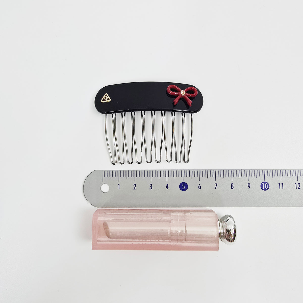 Bow Mini Hair Comb Pin 2.6 in – Tortoise Shell, Solid & Pastel, French Pin