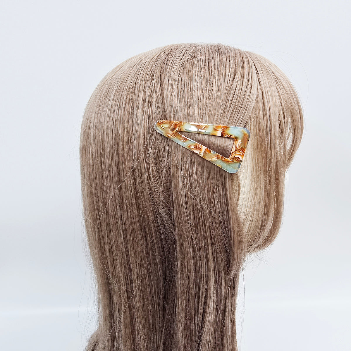 Triangle Snap Clip 2.8 in – Tortoise Shell, Solid & Pastel, French Pin