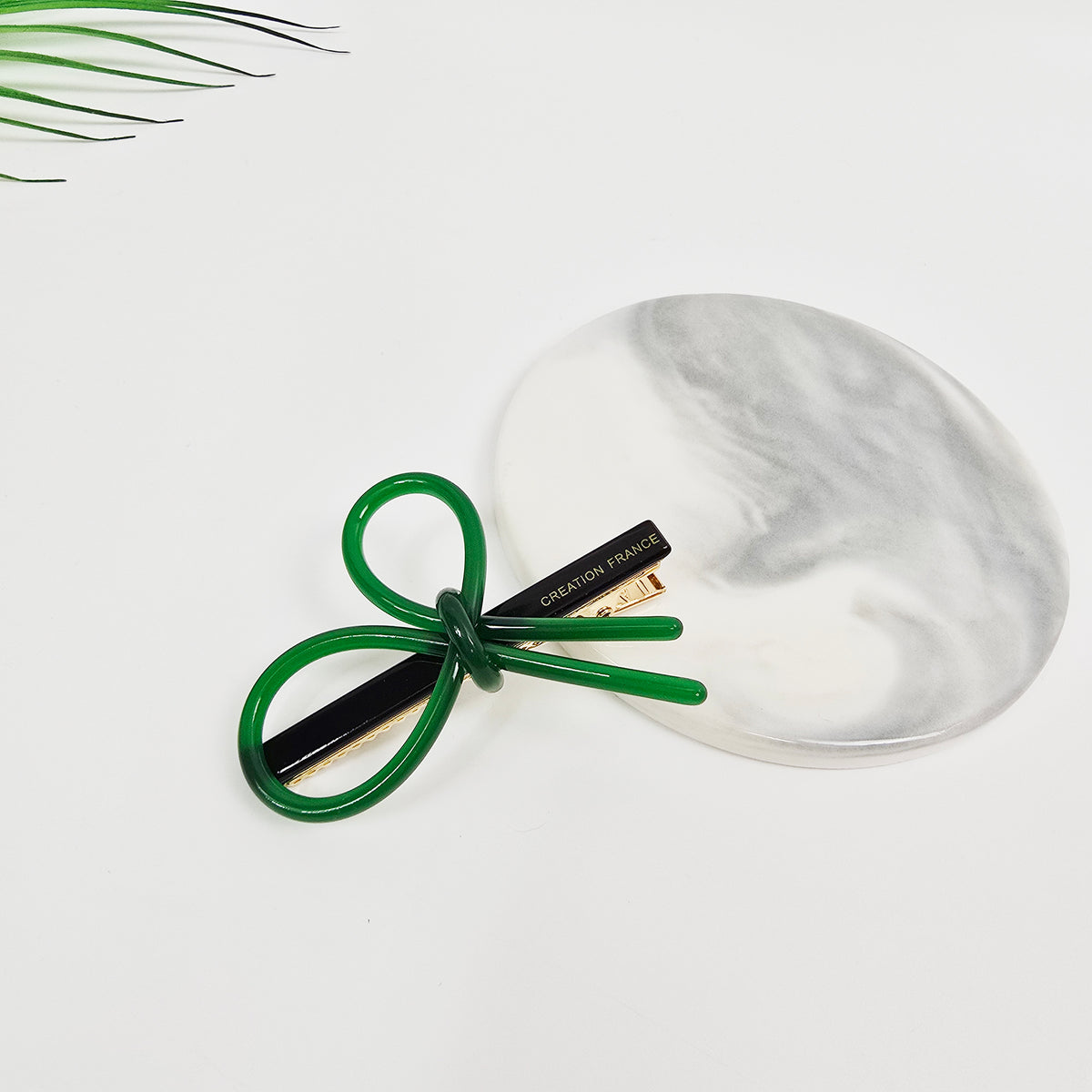 Line Bow Mini Alligator Hair Clip 2.4 in – Solid & Neon Colors, French Pin